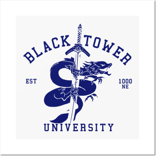 Black Tower University Posters and Art